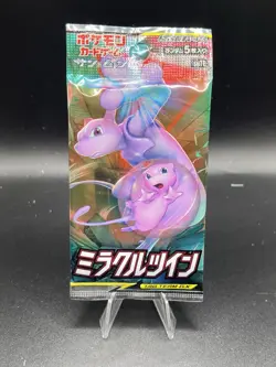 Miracle Twin SM11 Booster Pack Japanese Pokemon US SELLER Mew Mewtwo - Image 1