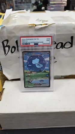 2024 MEW EX BUBBLE MEW PALDEAN FATES SIR FULL ART POKEMON PSA 9 MINT #232 - Image 1