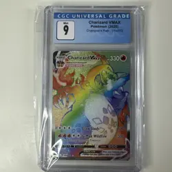 Pokemon Charizard VMax Champions Path 074/073 Rainbow Secret Rare CGC 9 - Image 1