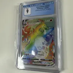 Pokemon Charizard VMax Champions Path 074/073 Rainbow Secret Rare CGC 9 - Image 2