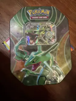Pokemon 2016 Rayquaza EX Powers Beyond Collectors Tin 210-10509 Sealed - Image 1