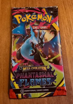 VERY HEAVY Pokemon Phantasmal Flames - Factory Sealed Booster Pack (22.70g) - Image 2
