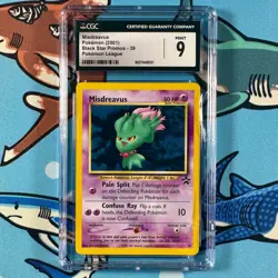 Misdreavus Black Star Promo 39 CGC 9 Vintage Pokemon League Promo WOTC 2001 - Image 1