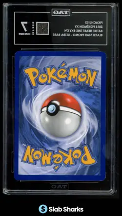 2016 POKEMON XY BATTLE HEART TINS PROMOS #XY174 PIKACHU ULTRA RARE TAG 7 - Image 2