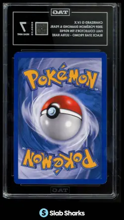 2009 POKEMON DIAMOND & PEARL BLACK STAR PROMOS #DP45 CHARIZARD G LV.X UR TAG 7 - Image 2