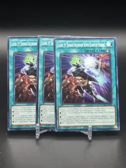 3X Layer 19 "Sudden Incursion! Super Quantum Black!!" DUAD-EN068 C 1st NM YUGIOH - Image 1