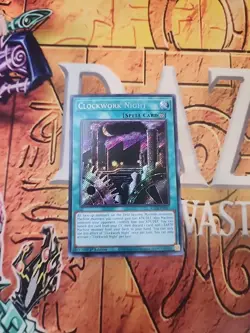 Clockwork Night BLCR-EN007 Secret Rare 1st Edition NM Yugioh - Image 1
