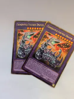 Yugioh 2X Chimeratech Fortress Dragon PGL3-EN057 1st Edition Gold Rare - NM - Image 1