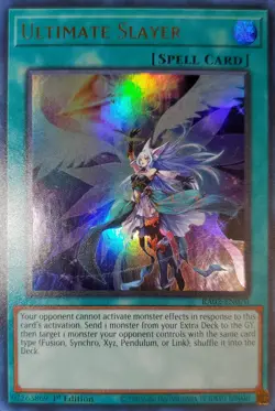 Yugioh Ultimate Slayer UR 1st Ed. RA02-EN070 Near Mint - Image 1