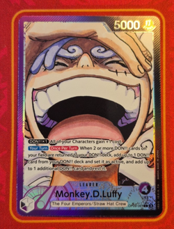 MONKEY D LUFFY OP09-061 ALTERNATE ART LEADER, 2024 ONE PIECE CARD GAME - Image 1