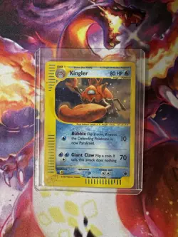Kingler 15/165 Expedition Reverse Holofoil Pokemon Card NM Condition - Image 1