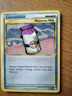 Pokemon Card Trainer Moomoo Milk 94/123 Heart Gold Soul Silver - Image 1