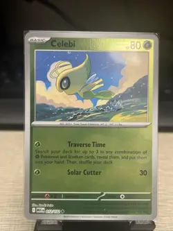 CELEBI - 12/132 - Mega Evolution Set NM - Reverse Holo Rare - Pokemon TCG Card - Image 1