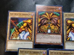 Exodia the Forbidden One LDK2 Common NM YUGIOH! TCG Complete 5 Card Set - Image 2
