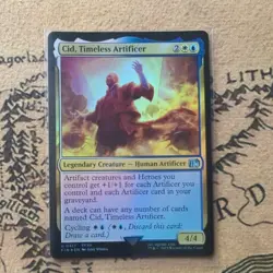 Magic the Gathering MTG Cid, Timeless Artificer (417) x1 Uncommon FOIL Card NM/M - Image 1