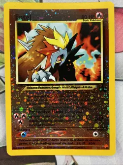 Entei #34 Reverse Holo Promo 2001 Movie Pokemon Card LP - Image 1