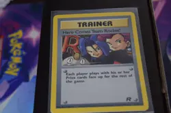 Here Comes Team Rocket 15/82 Holo Team Rocket Pokemon Card WOTC - Image 3