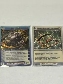Arctus Heptadd's Squire Super Rare Chaotic TCG Card+bodals Element Converter Op - Image 1