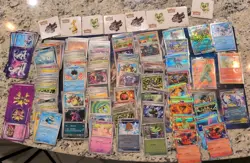 Lot Of 174 Pokemon Cards Holo, Reverse Holo, Promos, Bulk - Image 1