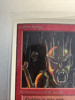 Goblin King - Unlimited Edition MTG (1993) Magic the Gathering Warped See Pics - Image 2