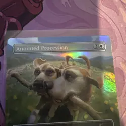 Anointed Procession (1511) Foil / Secret Lair Drop Raining Cats & Dogs SLD - Image 2