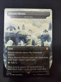 MTG - Barrow-Downs - Bojuka Bog -Commander: The Lord of the Rings - NM - Image 1
