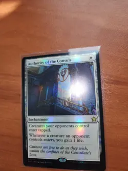 Magic MTG Authority of the Consuls FDN 0137 Foil Rare - NM condition - Image 2