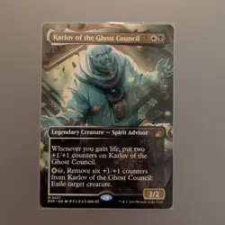 MTG Karlov of the Ghost Council (Anime Borderless) [Ravnica Remastered] - Image 1
