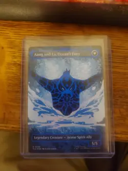 Aang, Swift Savior (Borderless) (Neon Ink Foil) Avatar: The Last Airbender Foil - Image 3