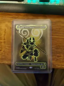 Aang, Swift Savior (Borderless) (Neon Ink Foil) Avatar: The Last Airbender Foil - Image 4