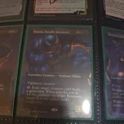 MTG Venom, Deadly Devourer (Borderless Foil) Marvel's Spider-Man 22 NM - Image 1