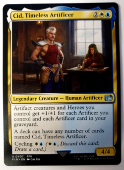 Cid, Timeless Artificer - Uncommon - MTG Final Fantasy 0407 NM - Image 1