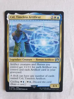 MTG Final Fantasy - FIN 0415 - Cid, Timeless Artificer - Image 1