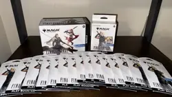 Magic The Gathering Final Fantasy Bundle (bundle,play Pack, 15 Booster Sleeves - Image 1