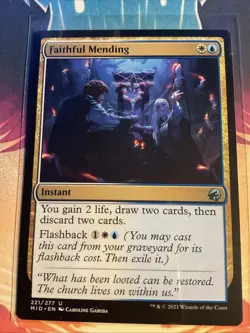 Faithful Mending Innistrad: Midnight Hunt Regular - Image 1