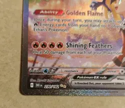 Ethan's Ho-Oh EX Special Illustration Rare 230/182 Pokemon Destined Rivals - Image 4