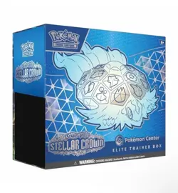 Pokemon TCG Stellar Crown Pokemon Center Elite Trainer Box ETB - (Small Tear) - Image 1