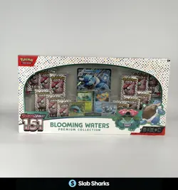 POKEMON SCARLET & VIOLET 151 BLOOMING WATERS PREMIUM COLLECTION SEALED BOX - Image 1