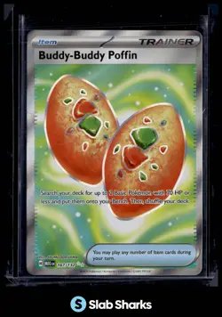 2025 POKEMON MEGA EVOLUTION - MEG EN #167/132 BUDDY-BUDDY POFFIN ULTRA RARE - Image 1