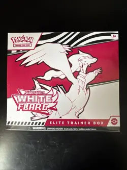 Pokemon TCG White Flare Elite Trainer Box ETB Seales W/ Slight Tear See Pictures - Image 1