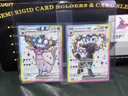 Pokemon TCG Umbreon Ex Espeon Ex Svp 175 176 Promo Pair NM Prismatic Evolution - Image 1