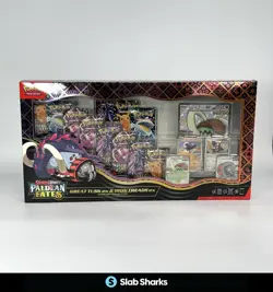 POKEMON SCARLET & VIOLET PALDEAN FATES GREAT TUSK & IRON TREADS EX PREMIUM BOX - Image 1
