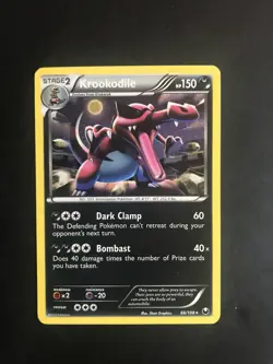 Krookodile 66/108 Dark Explorers Set Pokemon Trading Card TCG Rare Holo 2012 - Image 1