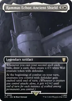 Rammas Echor, Ancient Shield (Borderless) - Near Mint MTG - Image 1