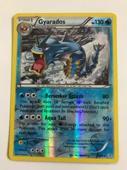 GYARADOS 23/83 Generations Pokemon card - Reverse Holo Rare - Image 1