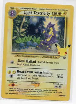 Light Toxtricity - Promo SWSH: Sword & Shield Promo Cards SWSH137 NM - Image 1