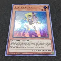 Lefty Driver DUPO-EN033 1st Edition Ultra Rare LP Light Play Yu-Gi-Oh! Card - Image 3