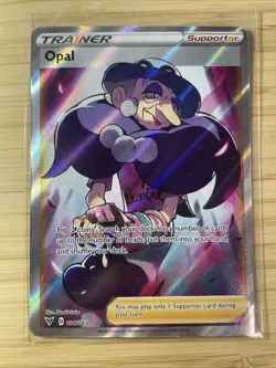 Opal Full Art Trainer 184/185 Vivid Voltage Pokemon Card - Image 1