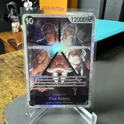 One Piece card game TCG OP13-082 Five Elders SR English - Image 1