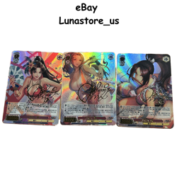 3×Mai Shiranui KOF Doujin Card Goddess Stroy Waifu Custom Holo Foil - Image 2